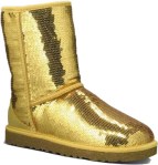 Gold-Short-Boots